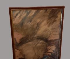 Tablou simbolist in creion vintage decoratiuni de epoca colectie antichitati