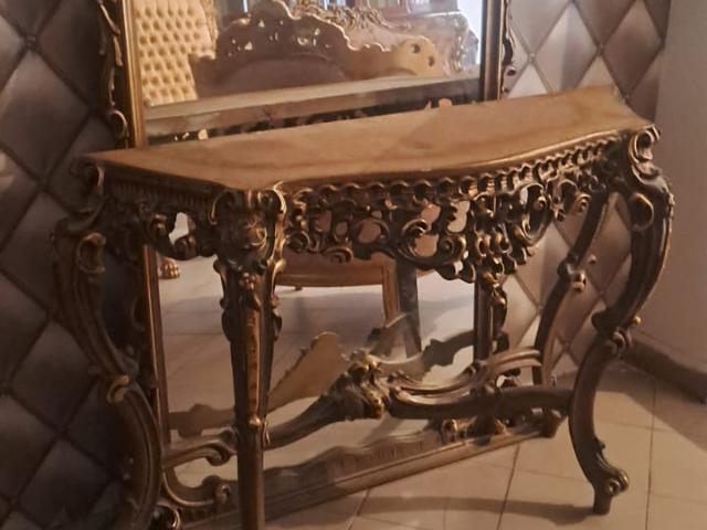 Consola oglinda vintage mobilier de colectie mobila de epoca antichitati