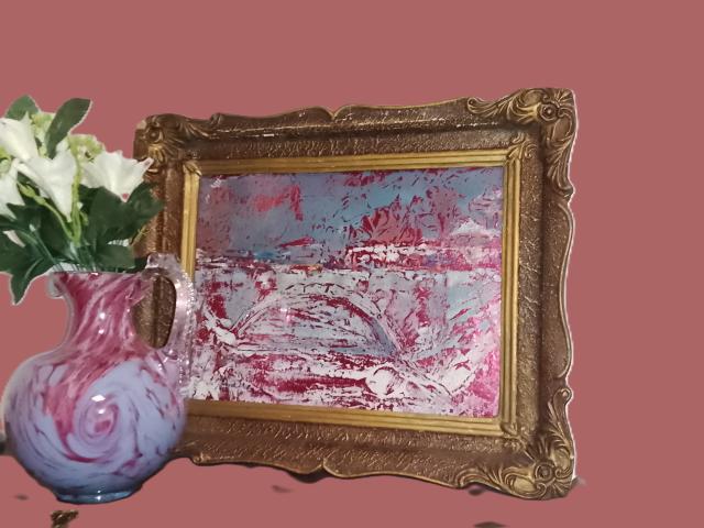 Tablou semnat  decoratiuni de colectie vintage obiecte de epoca antichitati