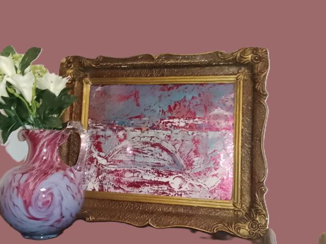 Tablou semnat  decoratiuni de colectie vintage obiecte de epoca antichitati