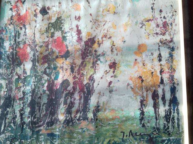 Tablou vintage decoratiuni de epoca obiecte de colectie antichitati