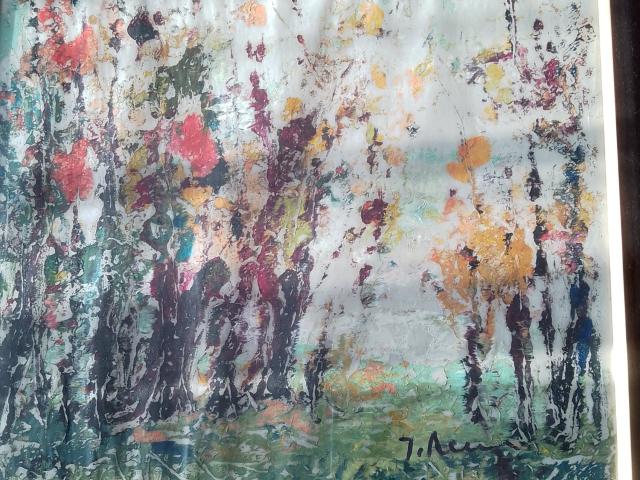 Tablou vintage decoratiuni de epoca obiecte de colectie antichitati