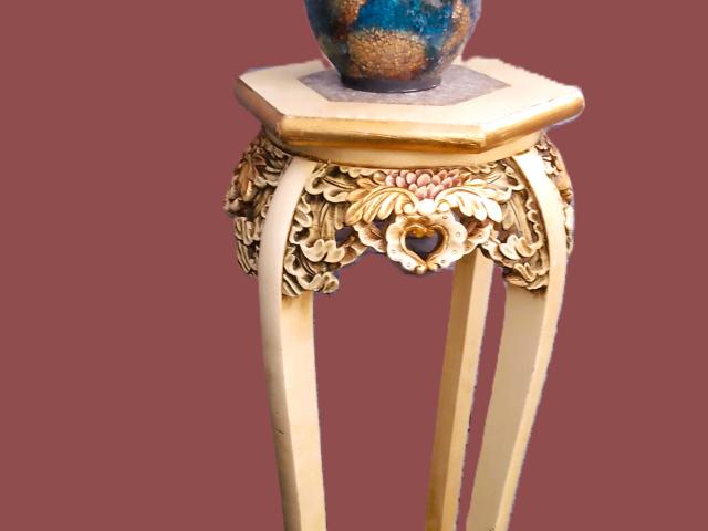 Piedestal vintage mobila de colectie antica mobilier antic de epoca