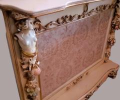 Masca semineu venetiana vintage de epoca mobilier retro antichitati