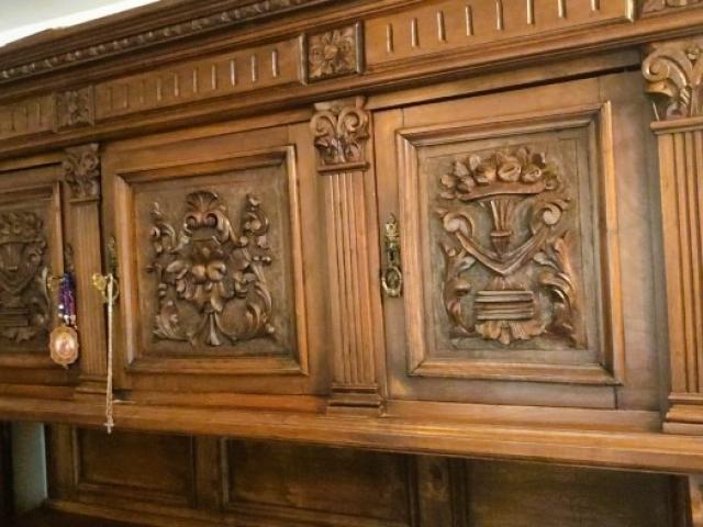 Vitrina Renastere mobila antica vintage retro mobilier de epoca antichitati