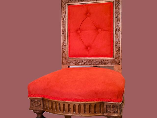 Jilt tron vintage mobila de epoca, mobilier antic retro antichitati.