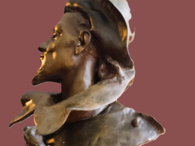 Statuie bronz antica vintage obiecte de colectie galerie de arta antichitati