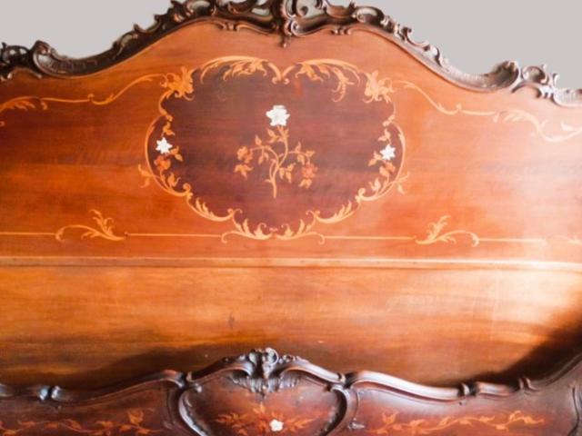 Dormitor baroc mobila antica vintage retro mobilier de epoca colectie antichitati