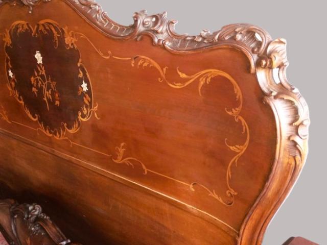 Dormitor baroc mobila antica vintage retro mobilier de epoca colectie antichitati