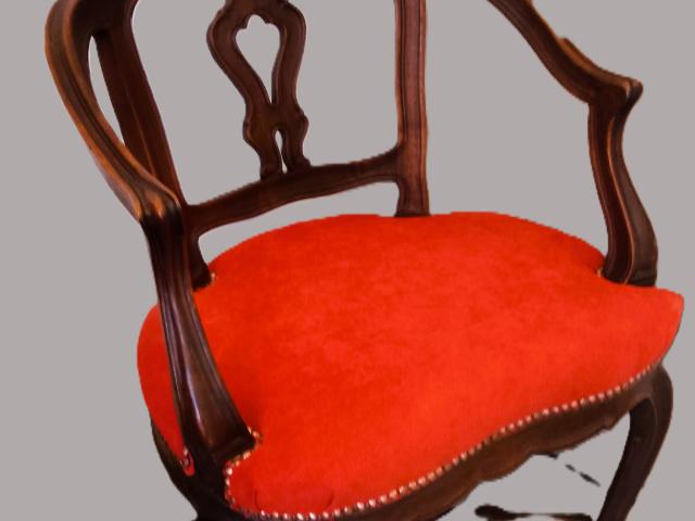 Fotoliu retapitat mobilier de epoca colectie mobila antica vintage retro antichitati