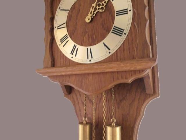 Ceas cu contragreutati decoratiuni rustice antice vintage retro obiecte de colectie antichitat