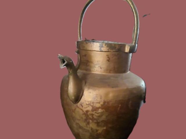 Carafa bronz 40x25cm  vintage mobilier de epoca decoratiuni de colectie antichitati
