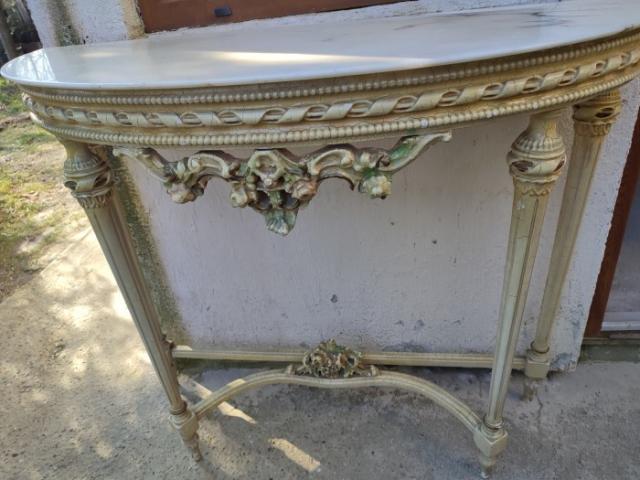 Consola vintage antic mobilier de epoca mobila de colectie antichitati,