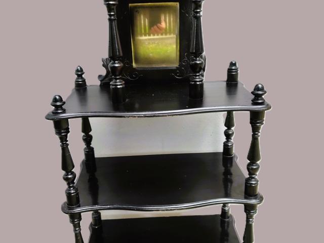 Etajera vintage antic mobilier de epoca mobila de colectie antichitati,