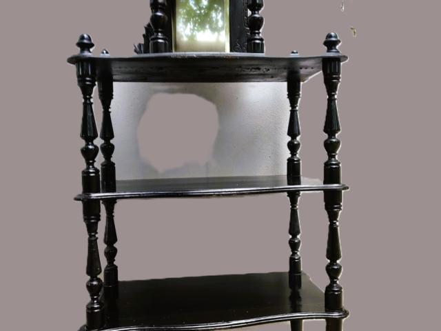 Etajera vintage antic mobilier de epoca mobila de colectie antichitati,