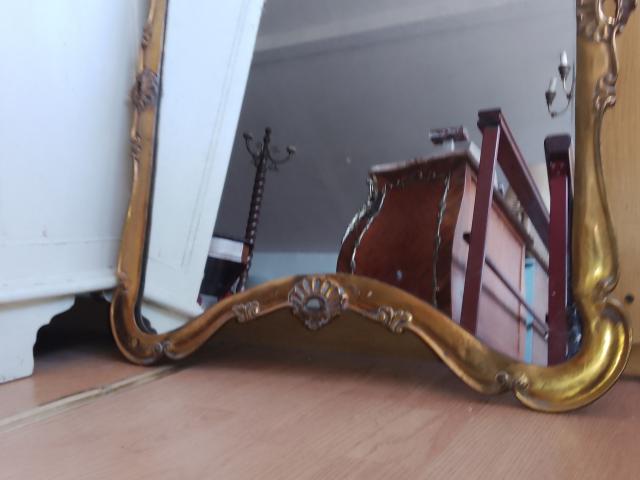 Oglinda bronz antica mobilier de epoca mobila vintage retro antichitati