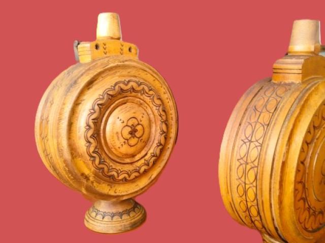 Plosca rustica lemn antica mobila de epoca mobilier vintage retro antichitati