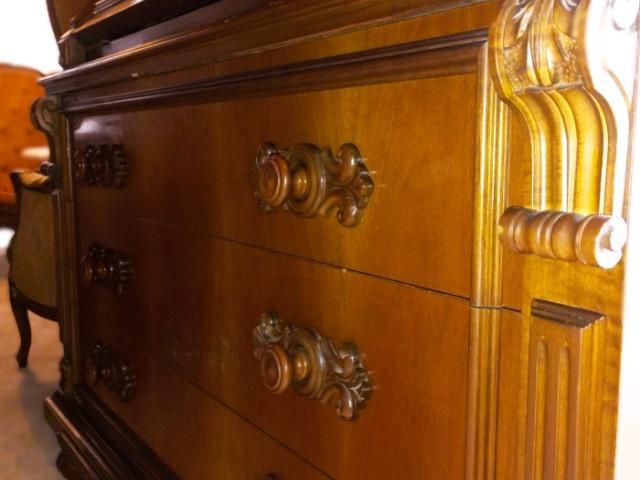 Comoda secretaire mobila de epoca mobilier antica vintage antichitati