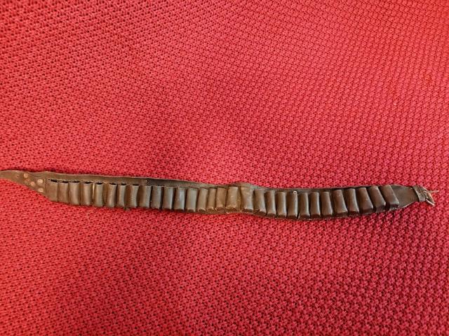 Centura rustic vanatoreasca obiect de colectie vintage antic