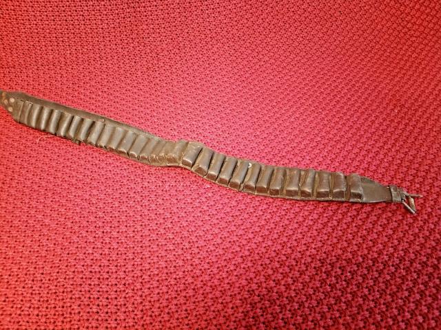 Centura rustic vanatoreasca obiect de colectie vintage antic