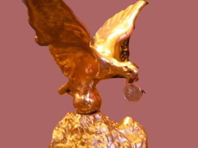 Statuie bronz antica decoratiuni de epoca mobila vintage retro antichitati