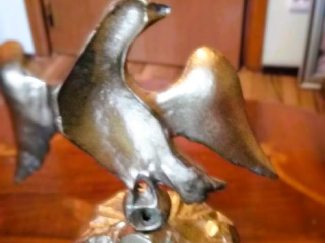 Statuie bronz antica decoratiuni de epoca mobila vintage retro antichitati