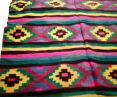 Covor lana taranesc vintage antic piese de epoca obiecte rustice traditionale antichitati