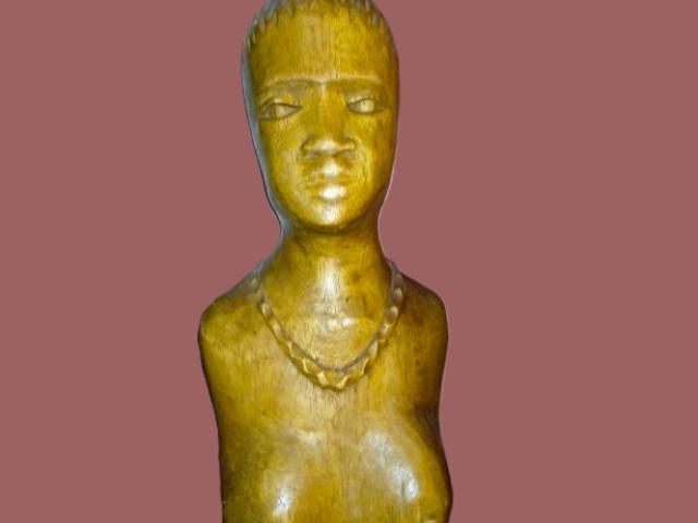 Bust Nud vintage decoratiuni de epoca obiecte de colectie antichitati,