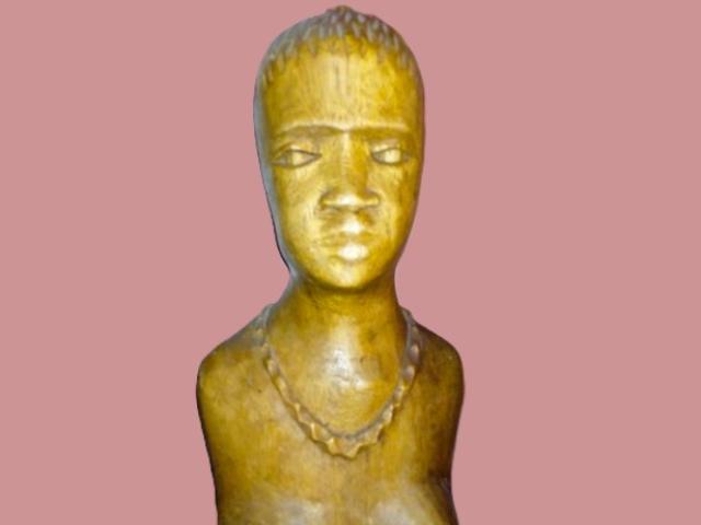 Bust Nud vintage decoratiuni de epoca obiecte de colectie antichitati,