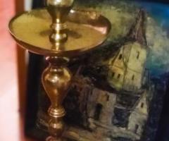 Sfesnic picior vintage obiecte de epoca decoratiuni vechi retro antichitati