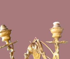 Sfesnic bronz  vintage decoratiuni de epoca obiecte de colectie antichitati,