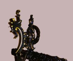 Clopotel cu stindard vintage decoratiuni de epoca obiecte de colectie antichitati