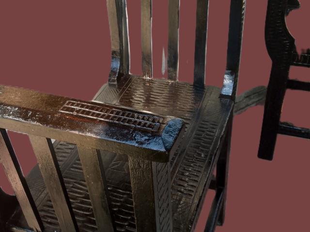 Otoman brancovenesc mobila veche antica mobilier de epoca antichitati