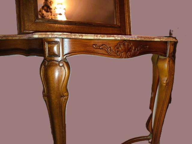 Consola vintage mobila veche de epoca mobilier antic retro antichitati