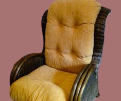 Fotoliu rachita vintage mobila veche de epoca mobilier antic retro antichitati