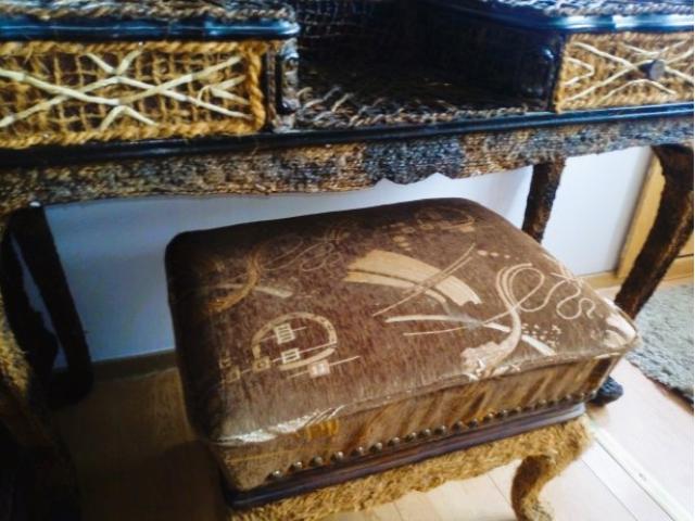 Masa toaleta rachita vintage mobila veche de epoca mobilier antic retro antichitati