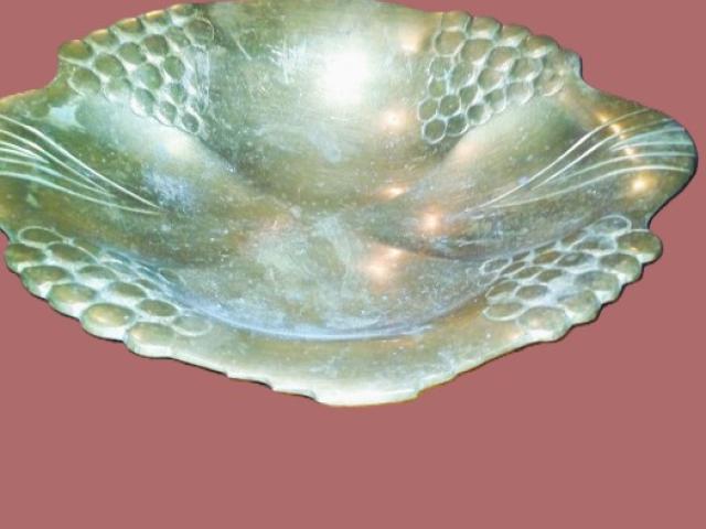 Fructiera bronz vintage antic mobila de epoca mobila veche de colectie antichitati