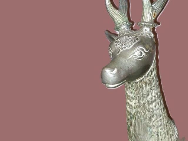 Statuie caprior antica mobilier de epoca mobila vintage retro antichitati