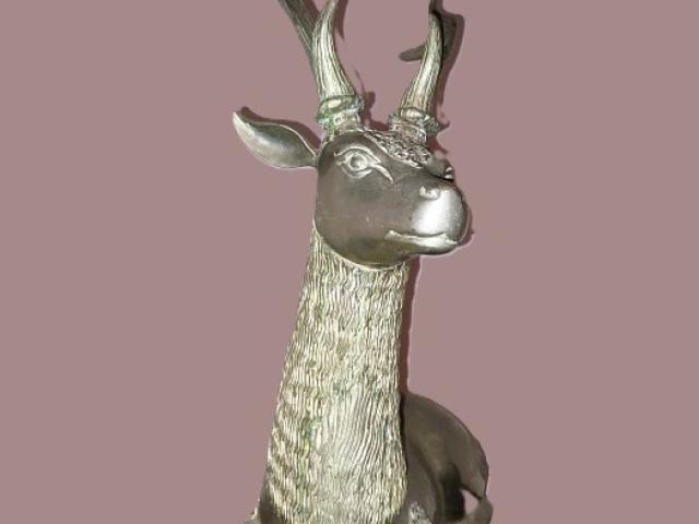 Statuie caprior antica mobilier de epoca mobila vintage retro antichitati
