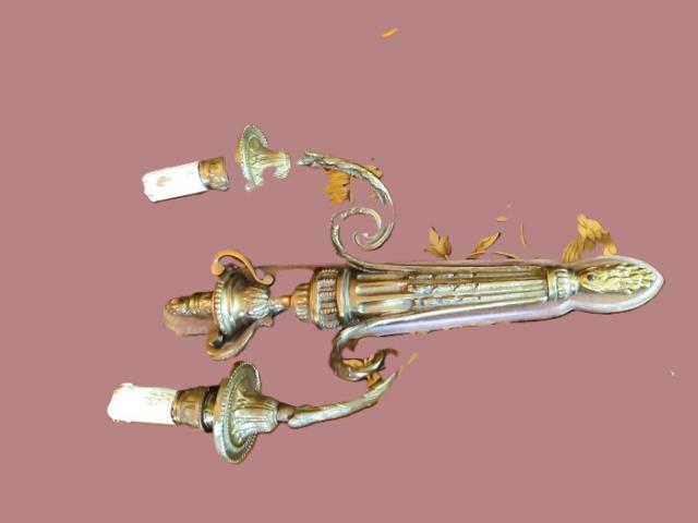 Aplica bronz vintage retro obiecte de epoca decoratiuni antice vintage retro antichitati