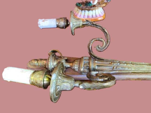 Aplica bronz vintage retro obiecte de epoca decoratiuni antice vintage retro antichitati
