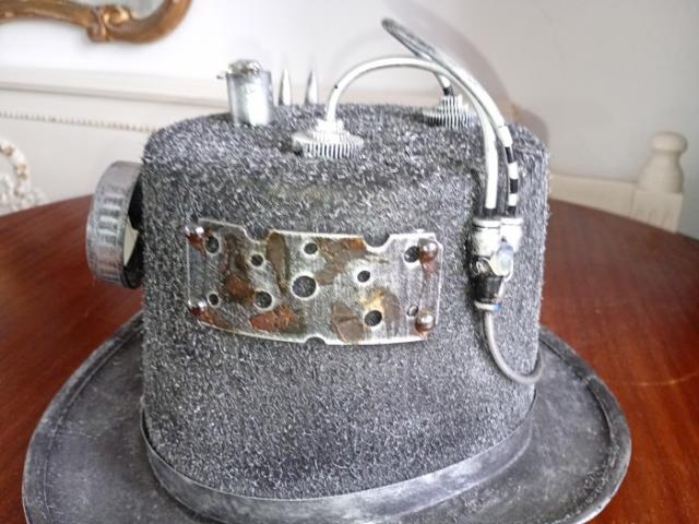 Palarie Steampunk obiecte decor unic vintage obiecte de colectie
