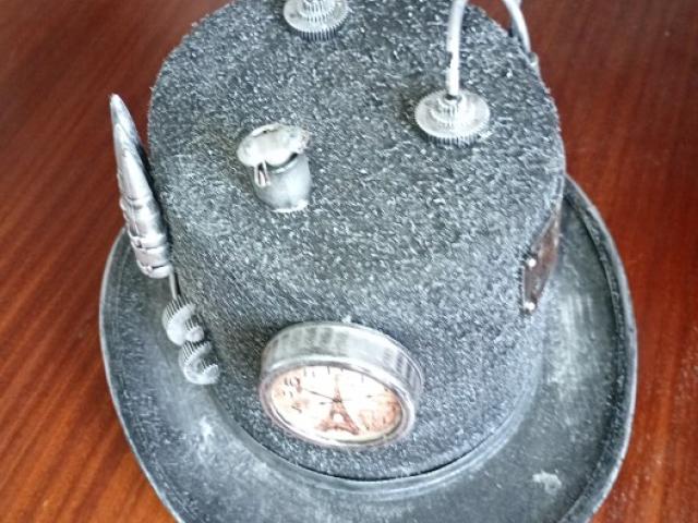 Palarie Steampunk obiecte decor unic vintage obiecte de colectie