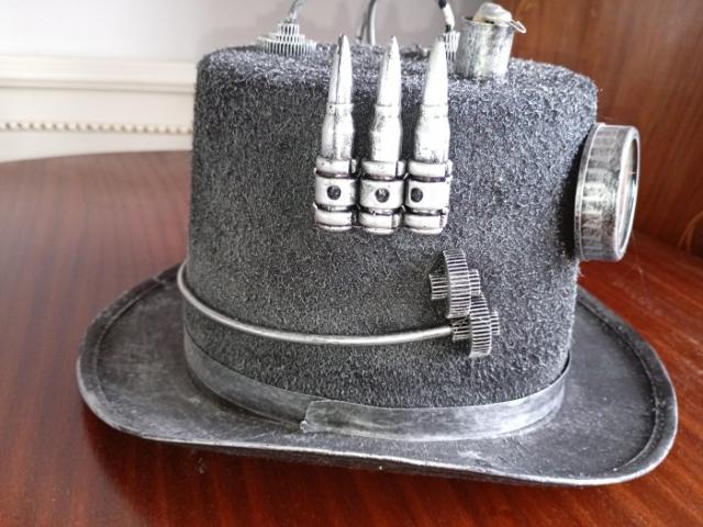Palarie Steampunk obiecte decor unic vintage obiecte de colectie