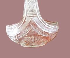 Cos cristal obiect vintage de epoca decoratiuni de colectie antichitati