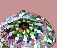 Lampa Tiffany iluminat vintage de epoca  mobila antica de colectie